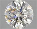 Natural Diamond 4.03 Carats, Round with Excellent Cut, J Color, SI2 Clarity and Certified by GIA