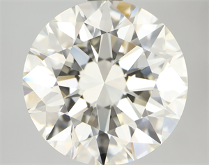 Picture of Natural Diamond 3.53 Carats, Round with Excellent Cut, I Color, VVS2 Clarity and Certified by IGI