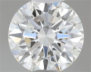 Picture of Natural Diamond 0.40 Carats, Round with Excellent Cut, H Color, SI2 Clarity and Certified by GIA