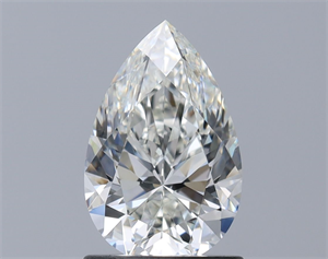 Picture of Natural Diamond 1.20 Carats, Pear with  Cut, I Color, VS1 Clarity and Certified by GIA