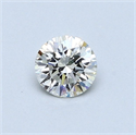 Natural Diamond 0.43 Carats, Round with Very Good Cut, I Color, SI1 Clarity and Certified by GIA