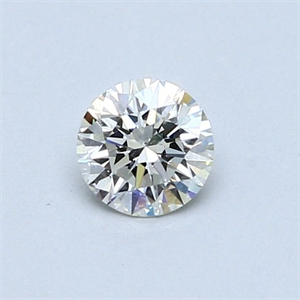 Picture of Natural Diamond 0.43 Carats, Round with Very Good Cut, I Color, SI1 Clarity and Certified by GIA