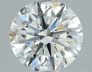 Picture of Natural Diamond 2.09 Carats, Round with Excellent Cut, F Color, VVS2 Clarity and Certified by GIA