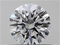 Natural Diamond 0.40 Carats, Round with Excellent Cut, F Color, VVS2 Clarity and Certified by GIA