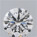 Natural Diamond 0.44 Carats, Round with Excellent Cut, F Color, VS2 Clarity and Certified by GIA