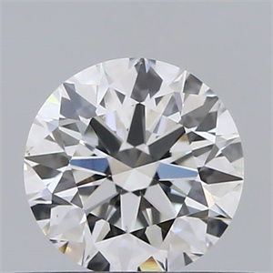 Picture of Natural Diamond 0.44 Carats, Round with Excellent Cut, F Color, VS2 Clarity and Certified by GIA