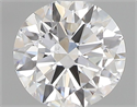 Natural Diamond 0.40 Carats, Round with Very Good Cut, D Color, SI2 Clarity and Certified by GIA