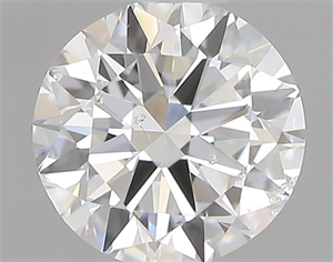 Picture of Natural Diamond 0.40 Carats, Round with Very Good Cut, D Color, SI2 Clarity and Certified by GIA