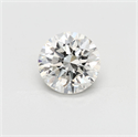 Natural Diamond 3.01 Carats, Round with Excellent Cut, K Color, SI1 Clarity and Certified by GIA