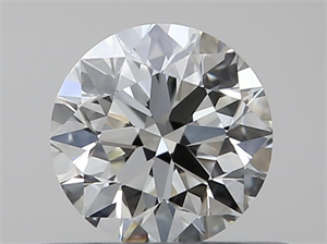 Picture of Natural Diamond 0.40 Carats, Round with Very Good Cut, K Color, VVS1 Clarity and Certified by GIA