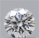 Natural Diamond 0.52 Carats, Round with Excellent Cut, E Color, I1 Clarity and Certified by GIA