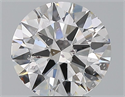 Natural Diamond 2.00 Carats, Round with Excellent Cut, D Color, SI2 Clarity and Certified by GIA