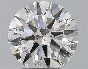 Picture of Natural Diamond 2.00 Carats, Round with Excellent Cut, D Color, SI2 Clarity and Certified by GIA