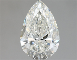 Picture of Natural Diamond 1.00 Carats, Pear with  Cut, I Color, VVS2 Clarity and Certified by IGI