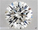 Natural Diamond 0.50 Carats, Round with Excellent Cut, H Color, SI2 Clarity and Certified by GIA