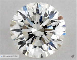 Picture of Natural Diamond 0.50 Carats, Round with Excellent Cut, H Color, SI2 Clarity and Certified by GIA