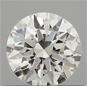 Natural Diamond 0.42 Carats, Round with Excellent Cut, I Color, SI1 Clarity and Certified by GIA