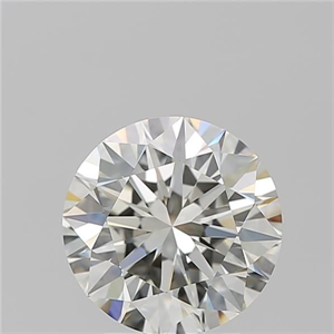 Picture of Natural Diamond 3.02 Carats, Round with Excellent Cut, J Color, VVS2 Clarity and Certified by GIA