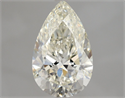 Natural Diamond 2.51 Carats, Pear with  Cut, J Color, SI1 Clarity and Certified by IGI