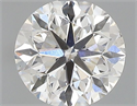 Natural Diamond 0.40 Carats, Round with Very Good Cut, H Color, SI1 Clarity and Certified by GIA