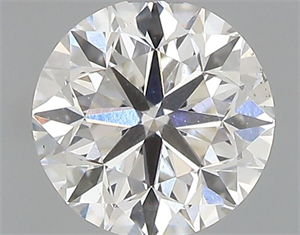 Picture of Natural Diamond 0.40 Carats, Round with Very Good Cut, H Color, SI1 Clarity and Certified by GIA