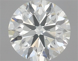 Picture of Natural Diamond 0.41 Carats, Round with Excellent Cut, K Color, VS1 Clarity and Certified by IGI