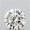 Natural Diamond 0.58 Carats, Round with Very Good Cut, I Color, SI1 Clarity and Certified by GIA