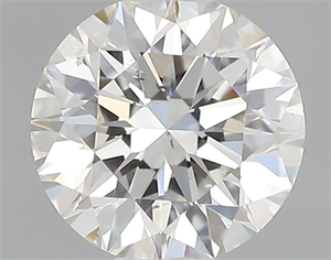 Picture of Natural Diamond 0.41 Carats, Round with Excellent Cut, H Color, SI1 Clarity and Certified by GIA