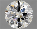 Natural Diamond 2.03 Carats, Round with Very Good Cut, H Color, VS2 Clarity and Certified by IGI