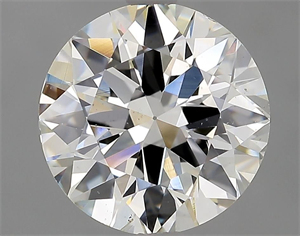 Picture of Natural Diamond 2.03 Carats, Round with Very Good Cut, H Color, VS2 Clarity and Certified by IGI