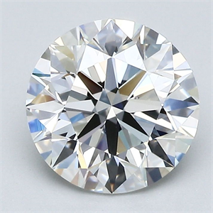 Picture of Natural Diamond 2.21 Carats, Round with Excellent Cut, H Color, VS1 Clarity and Certified by GIA