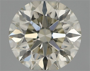 Picture of Natural Diamond 0.41 Carats, Round with Excellent Cut, K Color, VS2 Clarity and Certified by IGI