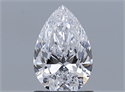 Natural Diamond 1.01 Carats, Pear with  Cut, D Color, VS2 Clarity and Certified by GIA