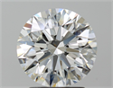 Natural Diamond 2.40 Carats, Round with Excellent Cut, H Color, VVS2 Clarity and Certified by GIA