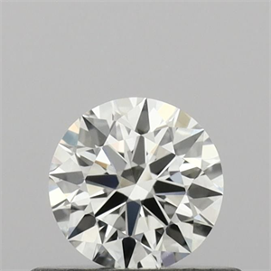 Picture of Natural Diamond 0.42 Carats, Round with Excellent Cut, J Color, VS1 Clarity and Certified by GIA