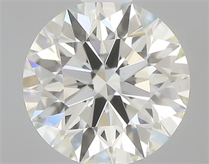 Picture of Natural Diamond 0.57 Carats, Round with Excellent Cut, K Color, VS1 Clarity and Certified by GIA