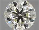 Natural Diamond 0.40 Carats, Round with Very Good Cut, K Color, VVS2 Clarity and Certified by IGI