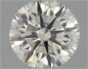 Natural Diamond 0.60 Carats, Round with Excellent Cut, I Color, VS2 Clarity and Certified by IGI