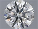 Natural Diamond 0.43 Carats, Round with Excellent Cut, I Color, VS1 Clarity and Certified by IGI