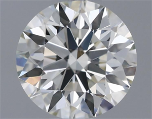 Picture of Natural Diamond 0.43 Carats, Round with Excellent Cut, I Color, VS1 Clarity and Certified by IGI