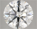 Natural Diamond 4.01 Carats, Round with Excellent Cut, H Color, VS1 Clarity and Certified by GIA