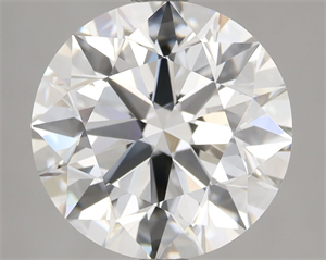 Picture of Natural Diamond 4.01 Carats, Round with Excellent Cut, H Color, VS1 Clarity and Certified by GIA