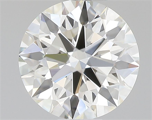 Picture of Natural Diamond 0.51 Carats, Round with Excellent Cut, J Color, VS1 Clarity and Certified by GIA