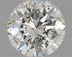 Picture of Natural Diamond 0.70 Carats, Round with Excellent Cut, G Color, I1 Clarity and Certified by IGI