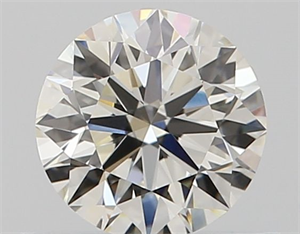 Picture of Natural Diamond 0.51 Carats, Round with Excellent Cut, J Color, VVS1 Clarity and Certified by GIA