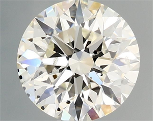 Picture of Natural Diamond 0.60 Carats, Round with Excellent Cut, J Color, SI2 Clarity and Certified by GIA