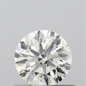 Picture of Natural Diamond 0.50 Carats, Round with Excellent Cut, J Color, I1 Clarity and Certified by GIA