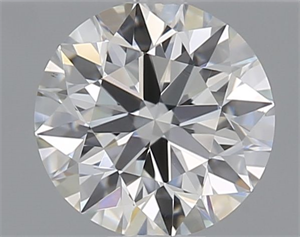 Picture of Natural Diamond 0.40 Carats, Round with Excellent Cut, H Color, VS1 Clarity and Certified by GIA