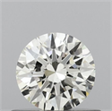 Natural Diamond 0.50 Carats, Round with Excellent Cut, J Color, VS1 Clarity and Certified by IGI