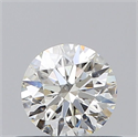 Natural Diamond 0.40 Carats, Round with Excellent Cut, I Color, VS1 Clarity and Certified by GIA